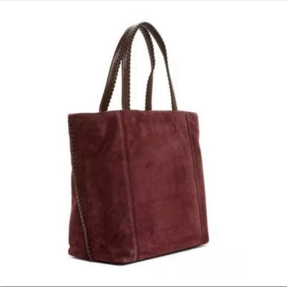 Gorgeous All Saints Fluer De Lis East West Suede Tote
Burgundy Handbag ! - Picture 2 of 10